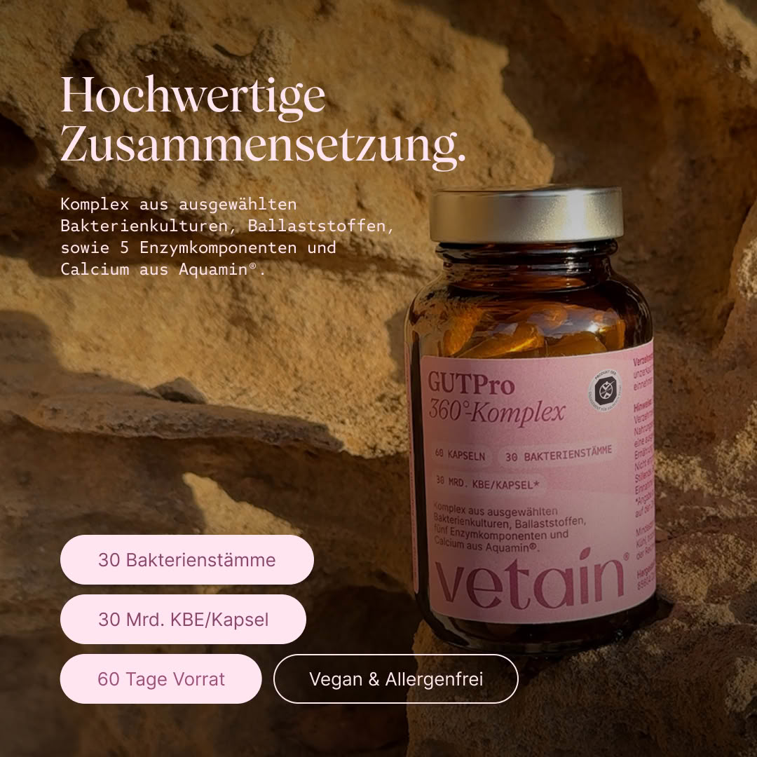 Vetain Vitamine Minerali GUTPro 360° 60 capsule
