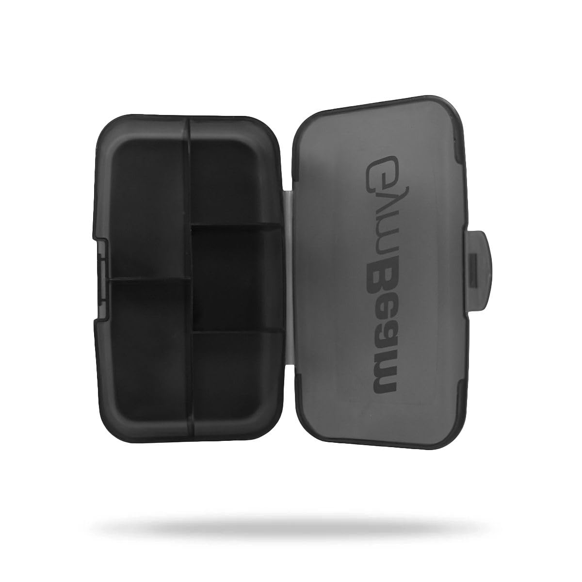 GymBeam Daily Pillbox Portapillole 5 Scomparti Nero