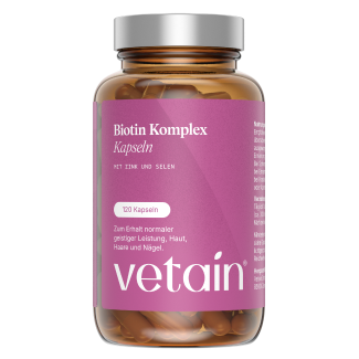 Vetain Biotin Complex Biotina Capsule Capelli Pelle 120 Pezzi