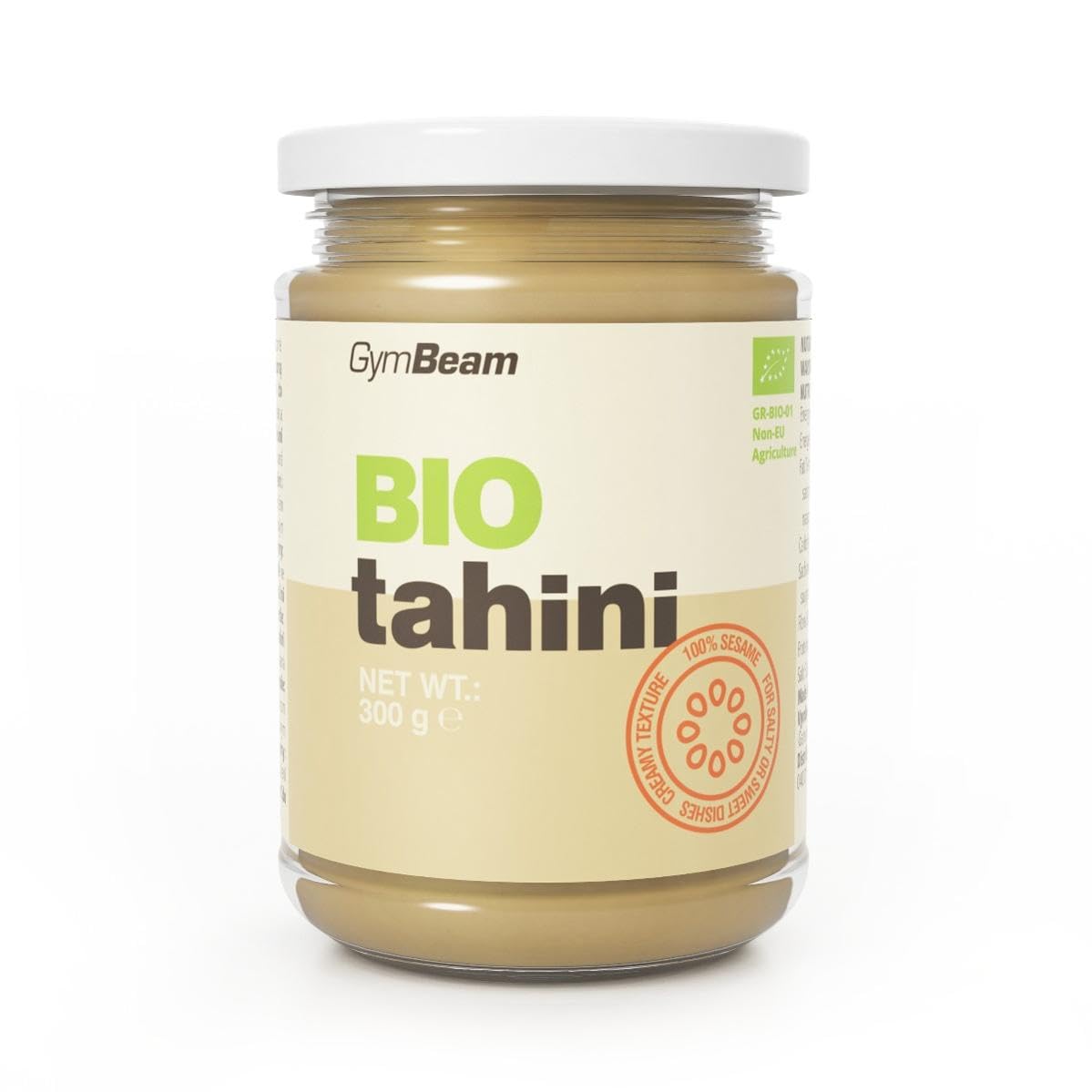 GymBeam Alimentazione Crema Tahini BIO 3x300g low carb