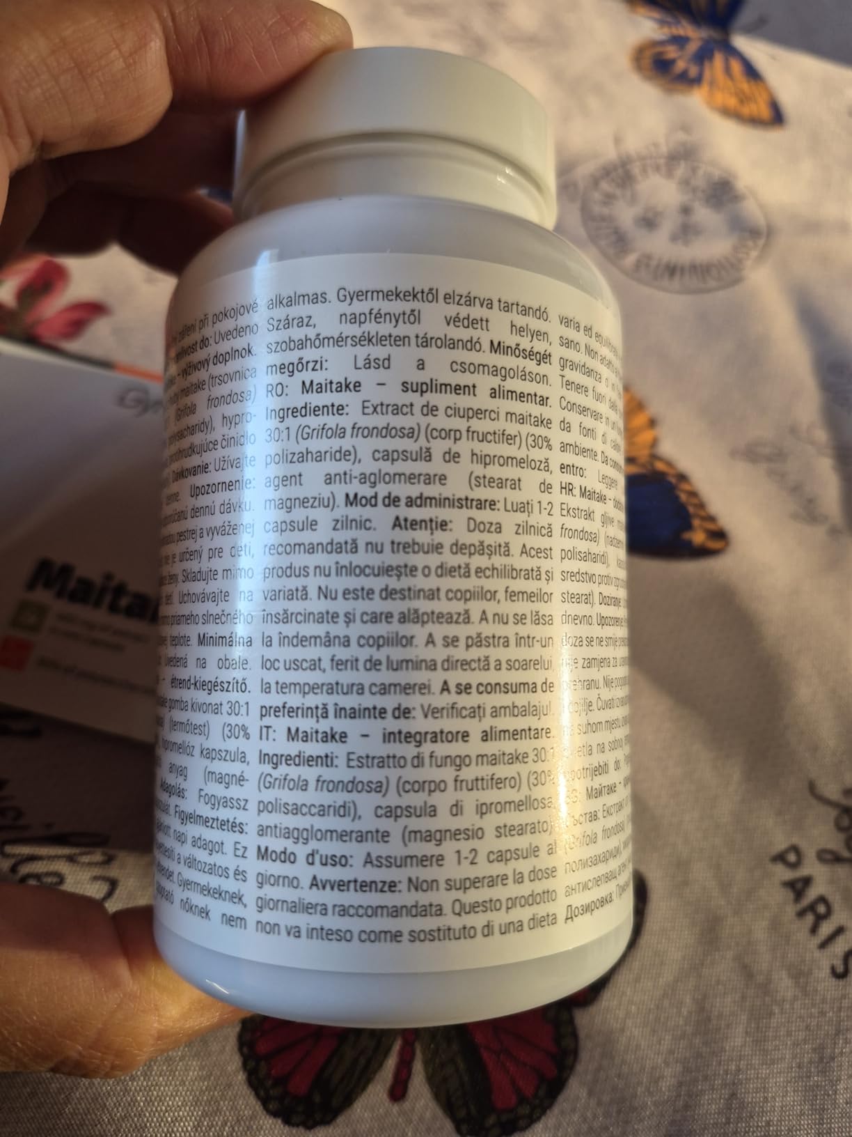 GymBeam Maitake Integratore 90 Capsule Vegano Polisaccaridi