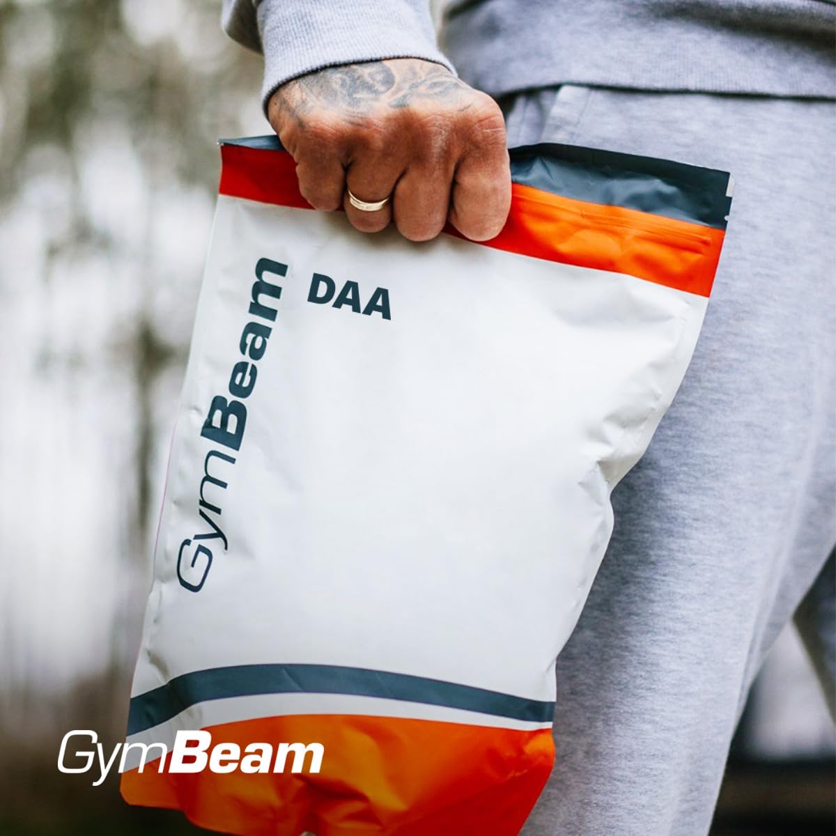 GymBeam DAA Acido D-Aspartico Polvere 250 g Vegano