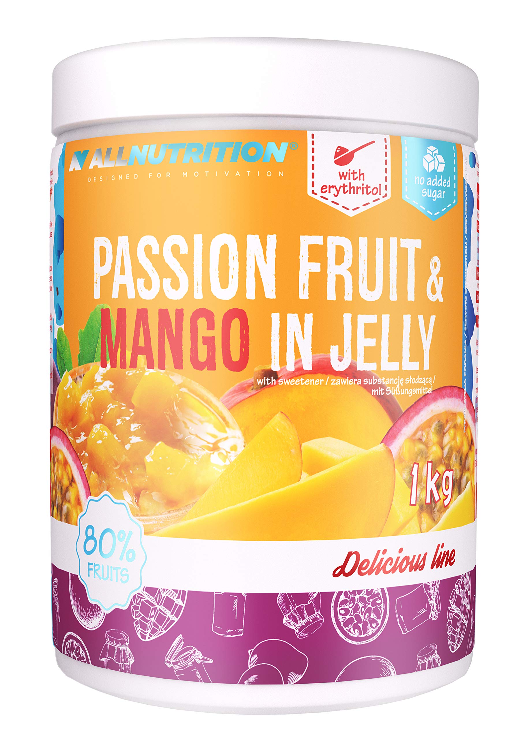 AllNutrition FRULOVE In Jelly marmellata mango passion fruit 1000 g