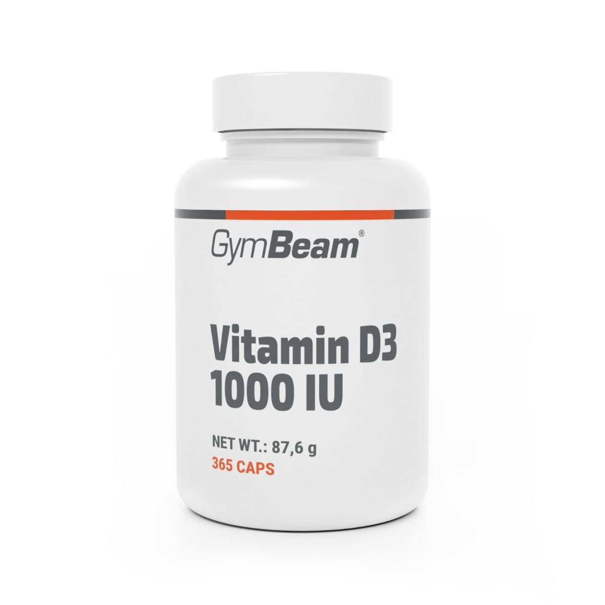 GymBeam Vitamina D3 1000 UI capsule 365 pz ossa e immunità