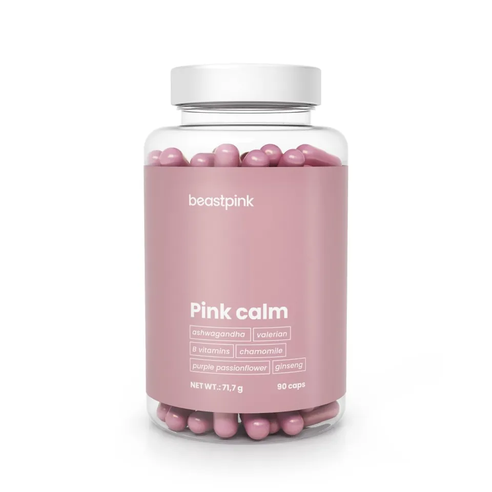 GymBeam Pink Calm 90 cps capsule relax sonno ashwagandha