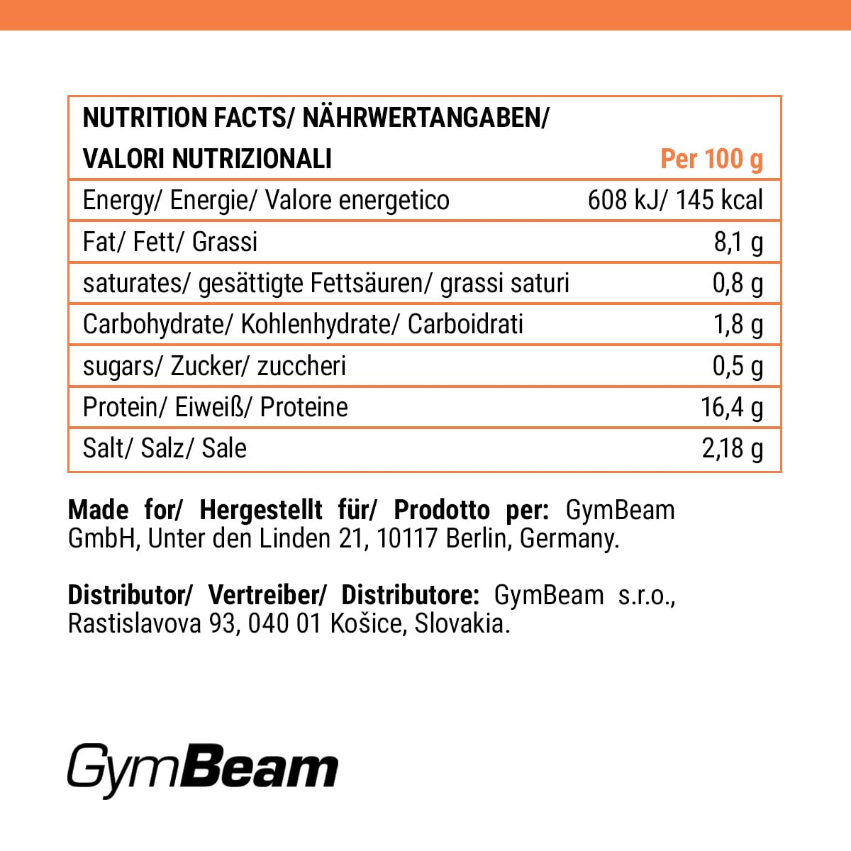 GymBeam Alimentazione Tofu Marinato 5x200g proteico