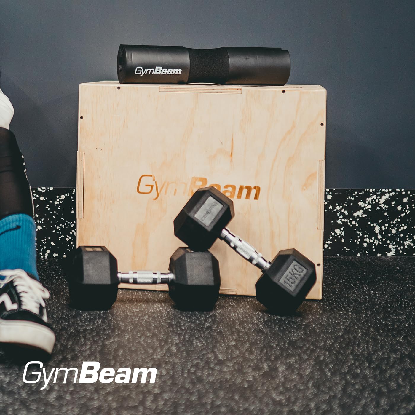 GymBeam Plyo Box box pliometrico legno 40x51x61 cm