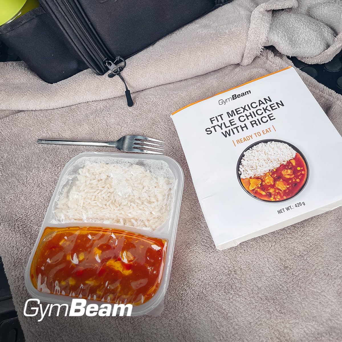 GymBeam Proteine Pollo Messicana Riso pasto pronto 6x420g 29,2g proteine