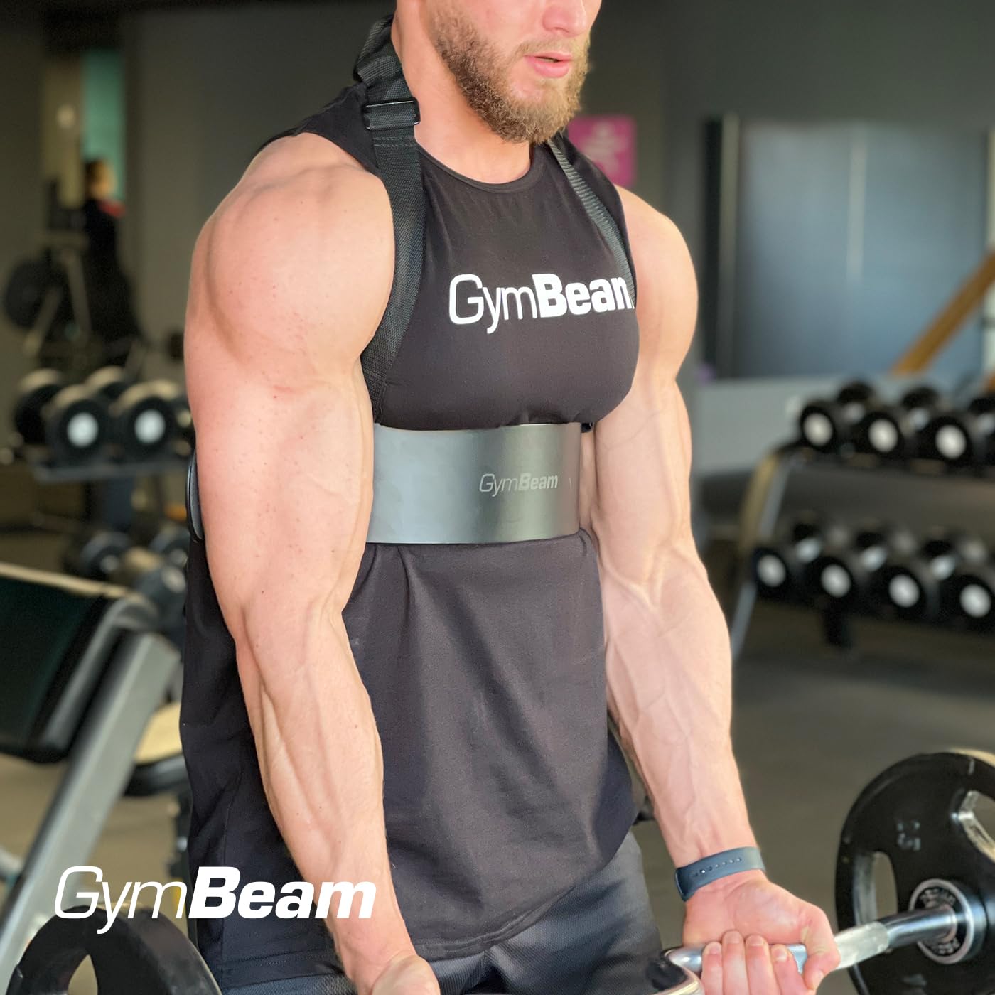 GymBeam Blaster Isolatore Bicipiti Arm Blaster Ferro 58,8 cm