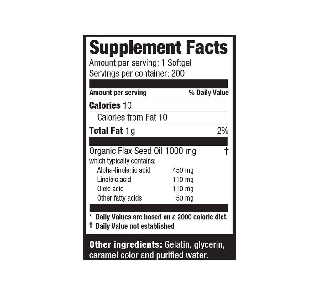 Ultimate Nutrition Flaxseed Oil olio di lino capsule omega 3