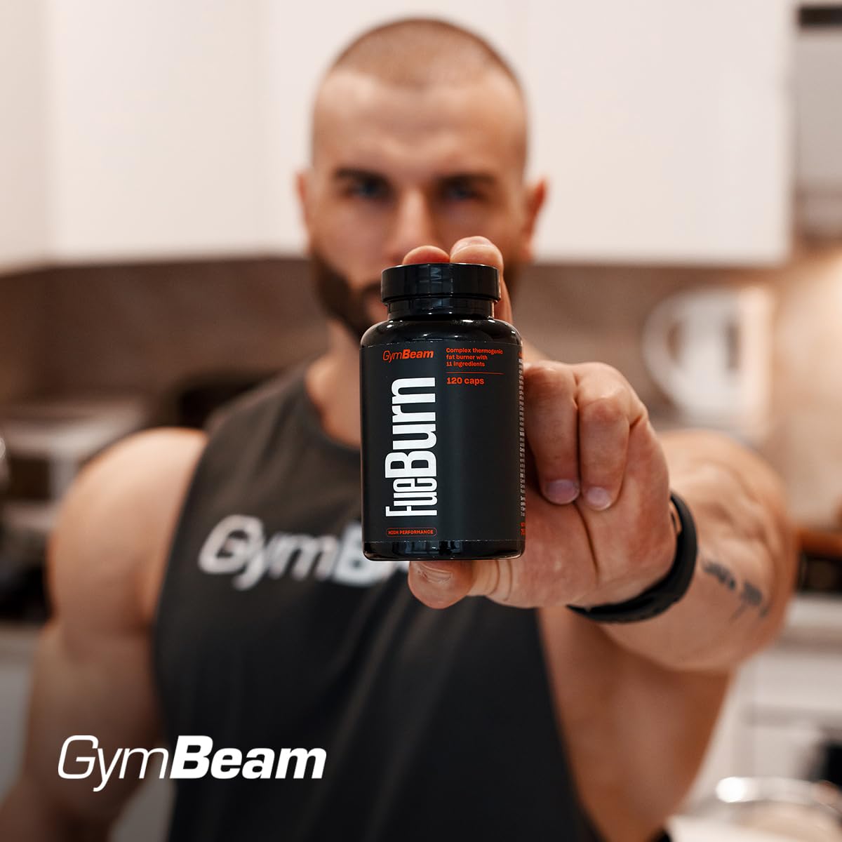 GymBeam FueBurn Bruciagrassi 60 Capsule Termogenico