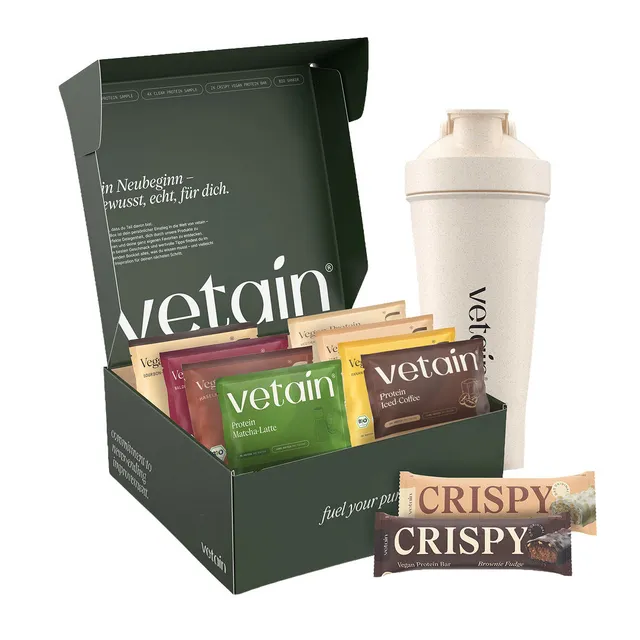 Vetain Probierbox set proteine 10pz + shaker vegano