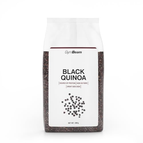 GymBeam Quinoa Nera Bio 500 g senza glutine fibre
