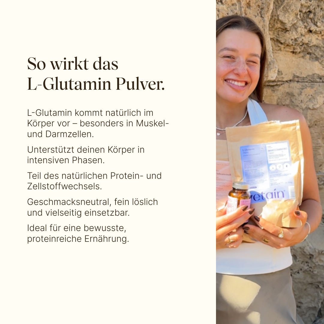 Vetain Vitamine L-Glutamin integratore polvere 500g pura