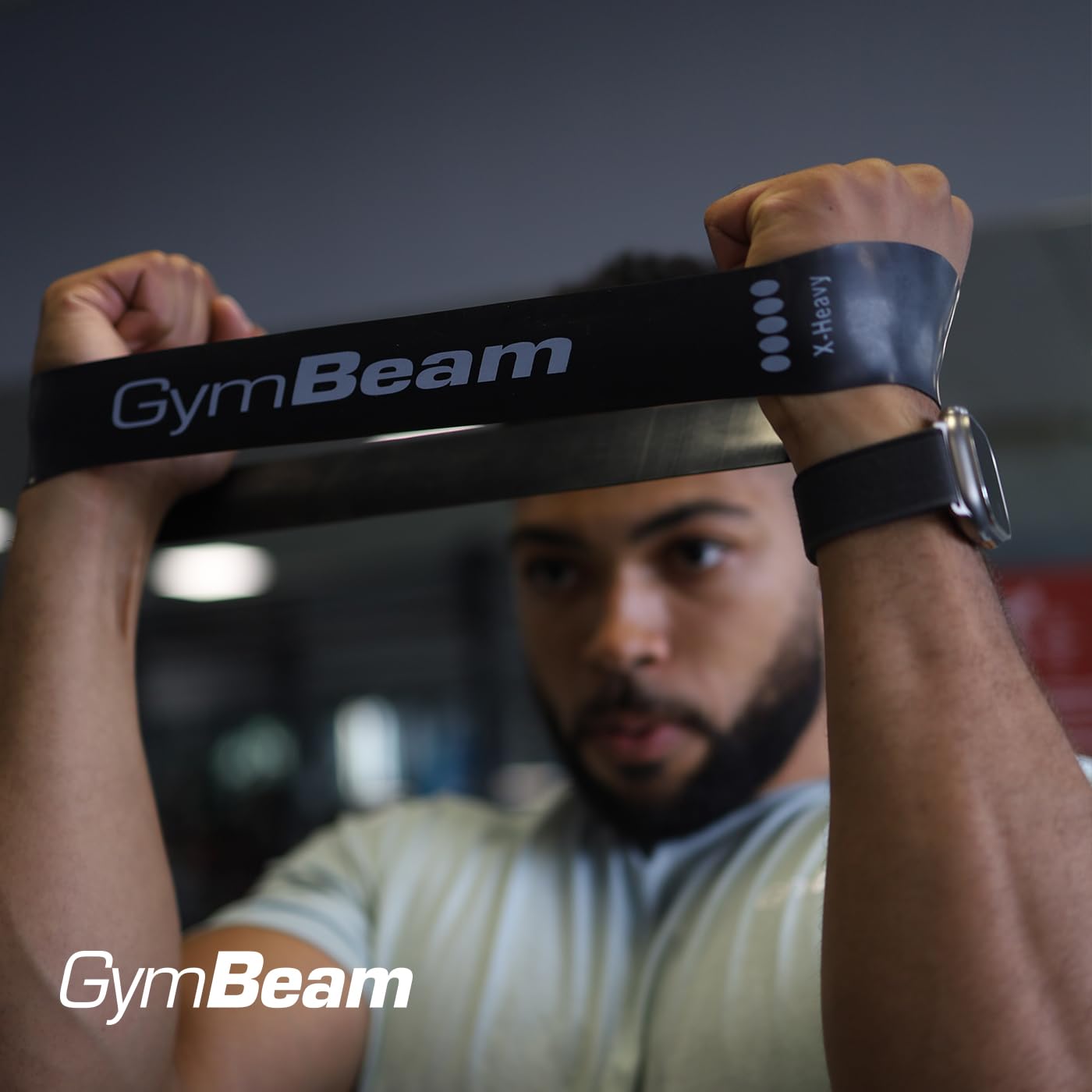 GymBeam Set 5 Fasce Resistenza Elastici Fitness Gambe Glutei