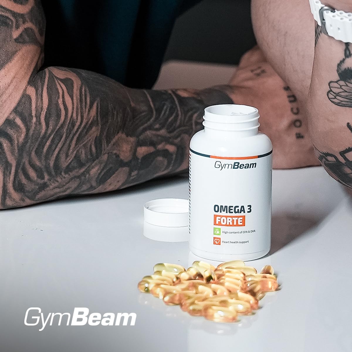 GymBeam Omega 3 Forte 90 Capsule Olio Pesce EPA DHA