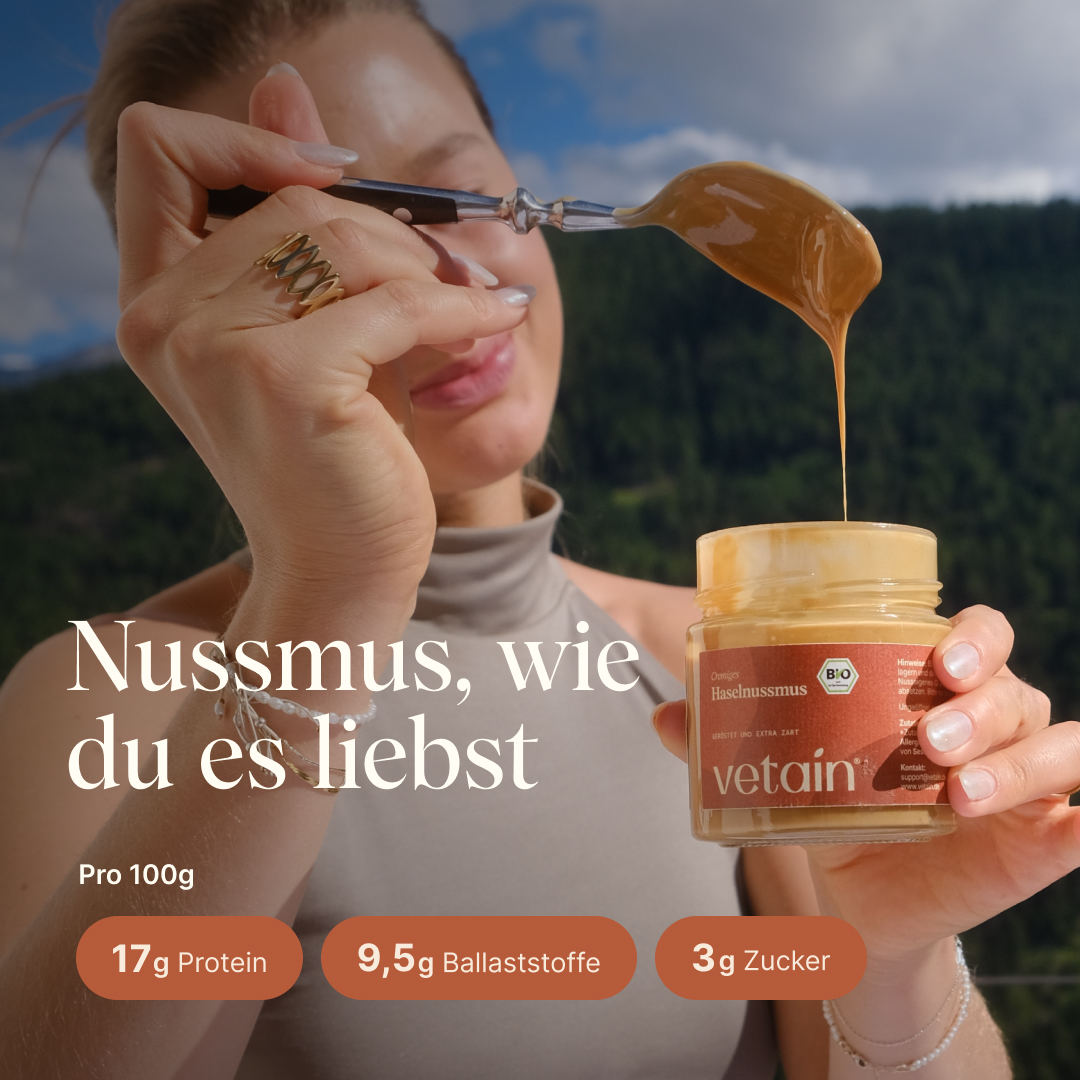 Vetain Snacks Haselnussmus crema nocciole bio 200g