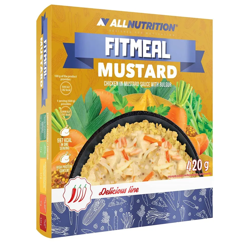 AllNutrition FITMEAL Pasto Pronto Pollo Senape 420 g proteico