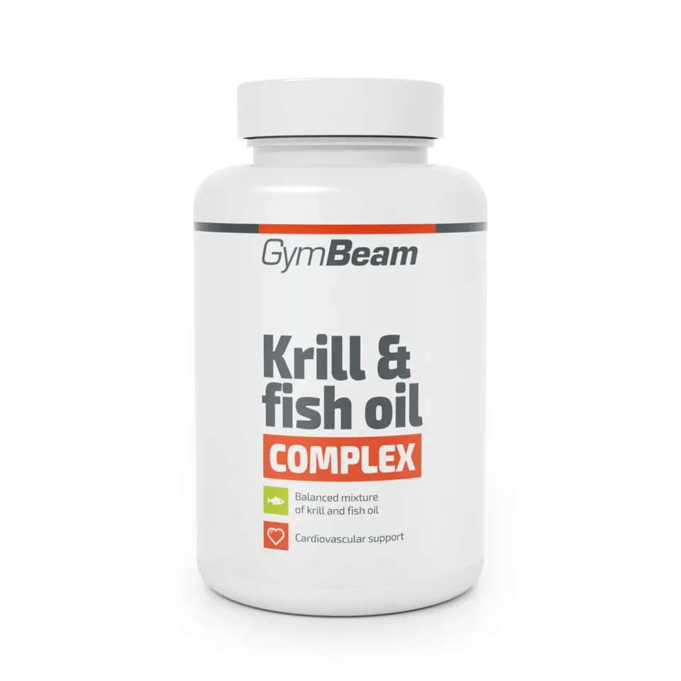 GymBeam Olio Krill e Pesce Omega 3 90 capsule EPA DHA