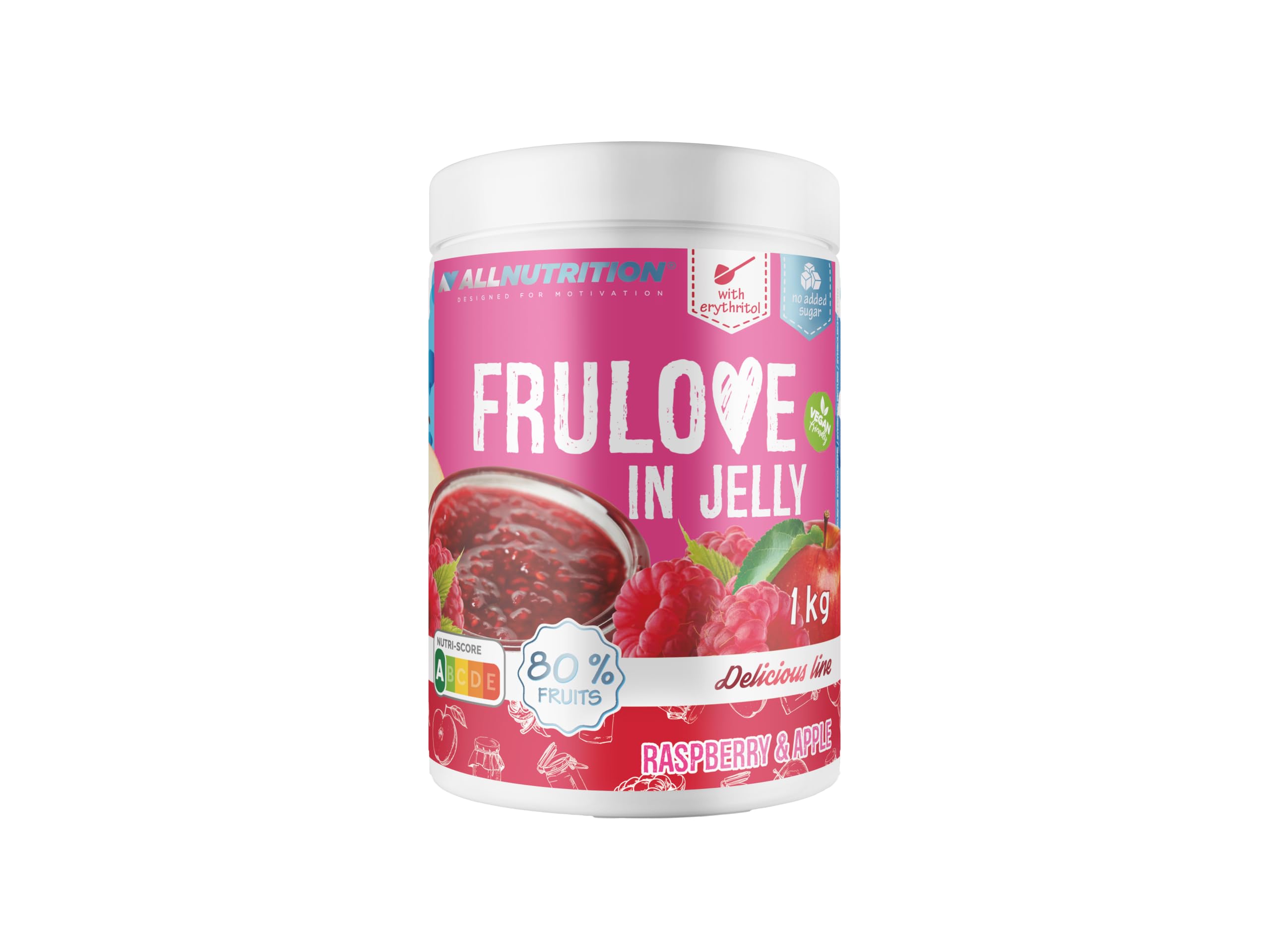 AllNutrition Frulove in Jelly Lampone Mela 1000g Frutta