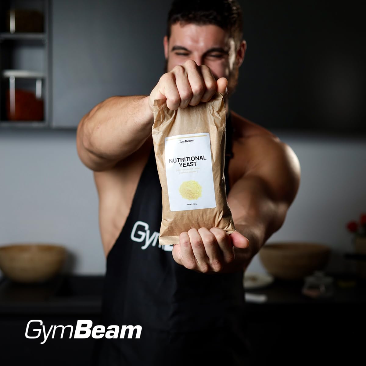 GymBeam Alimentazione Lievito Alimentare Condimento 150 g Parmigiano Vegano