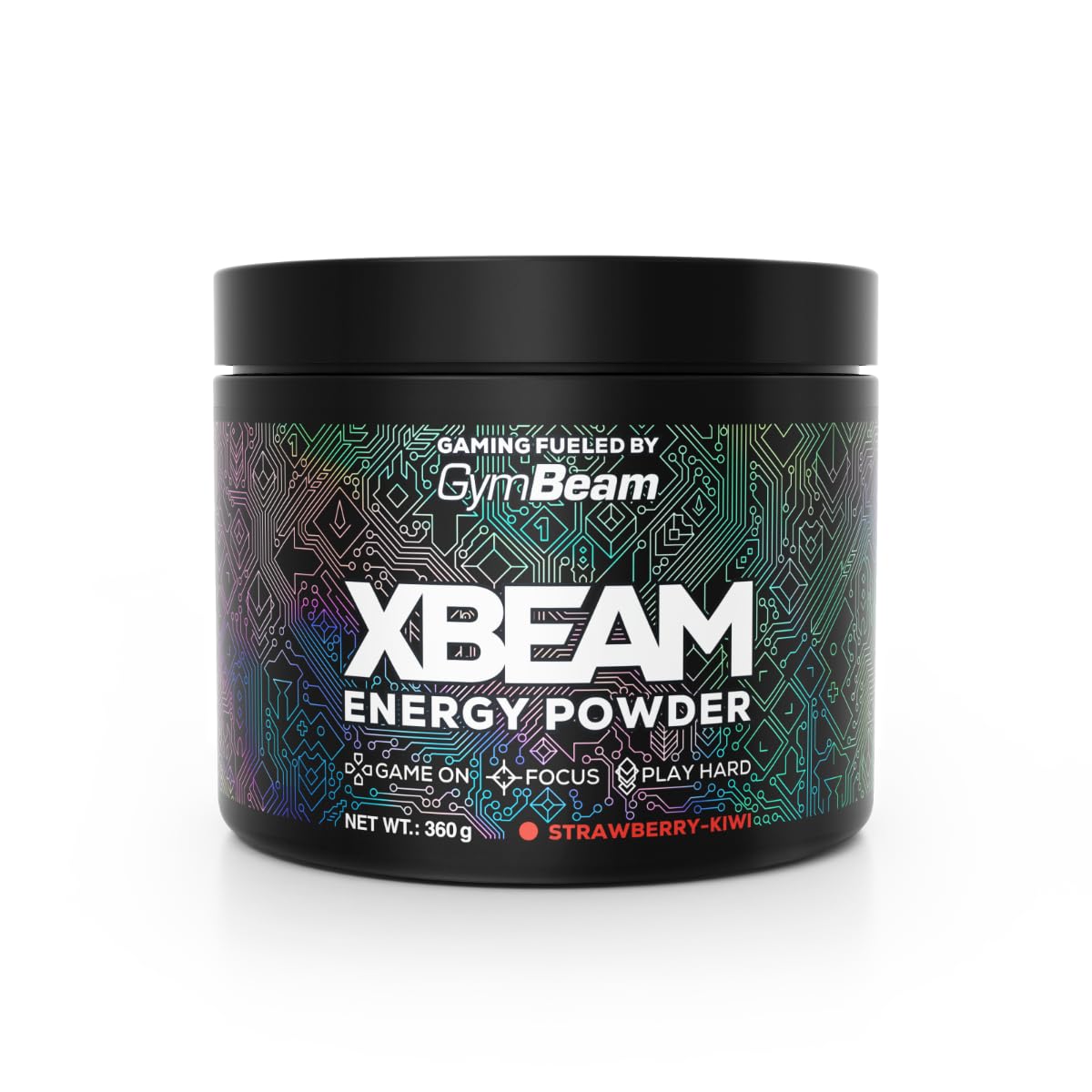 GymBeam Energy Powder Fragola-Kiwi 360 g gamer