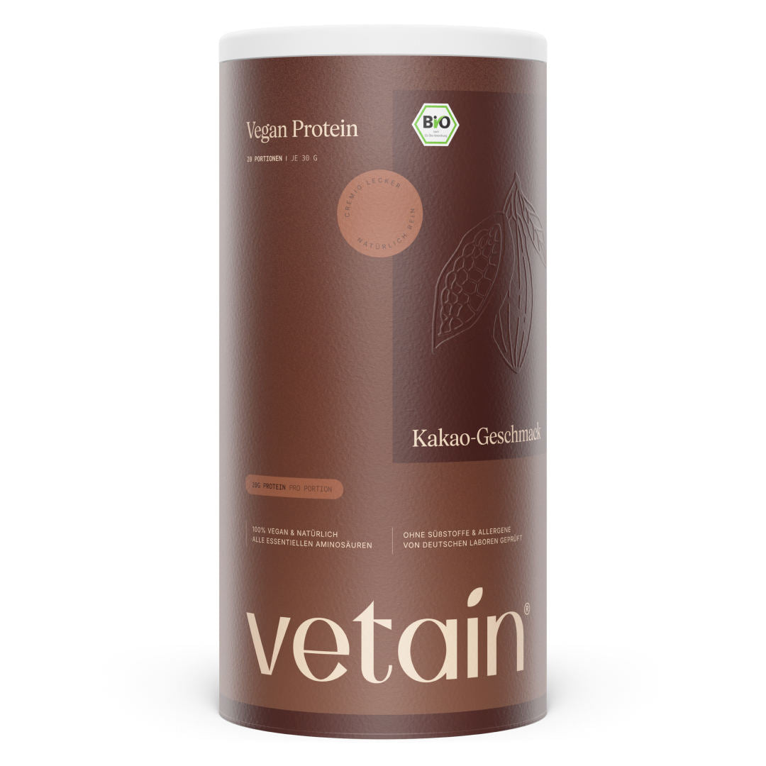 Vetain Veganes Proteinpulver Vanille proteine bio 600g