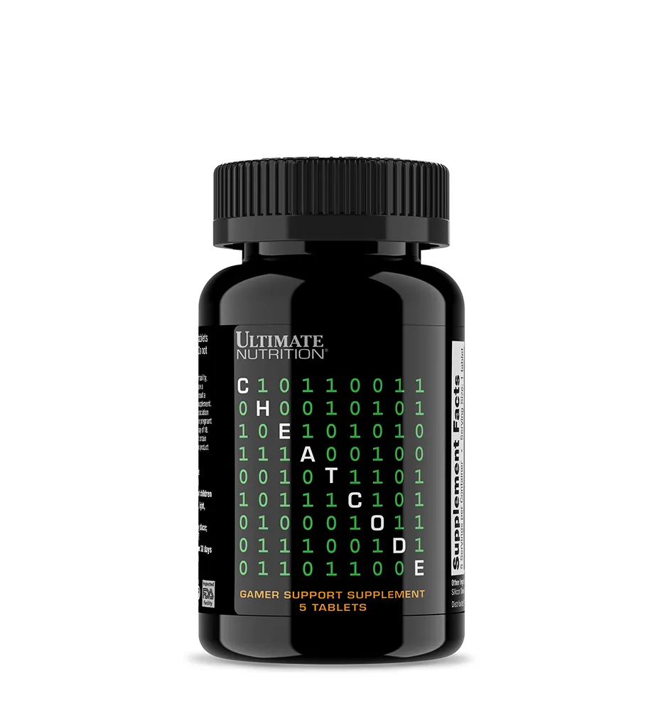 Ultimate Nutrition Cheat Code Flacone Campione Integratore Gaming