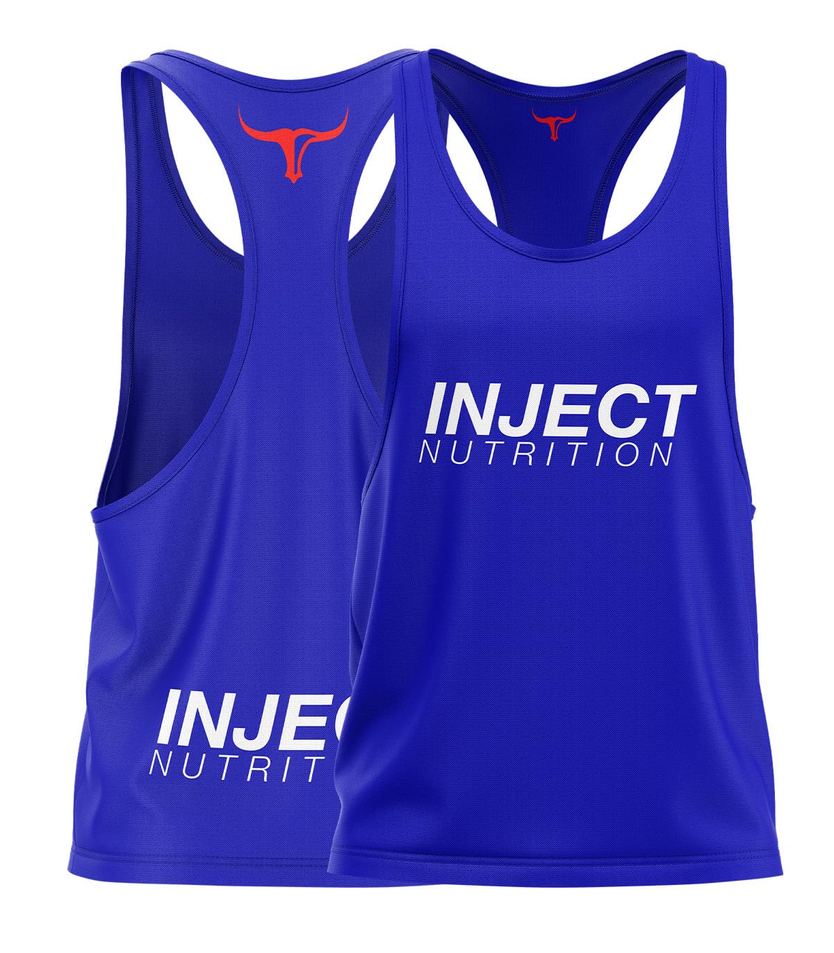 INJECT NUTRITION Blue Tank Official canotta blu royal unisex