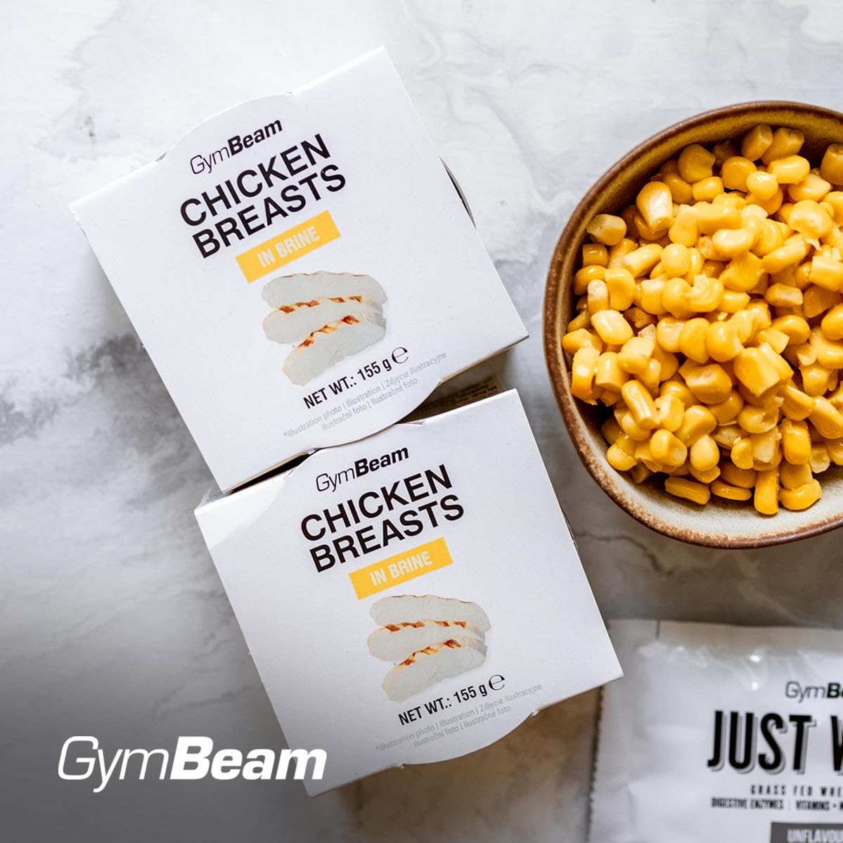 GymBeam Petto di Pollo 12x155 g Alto Proteico