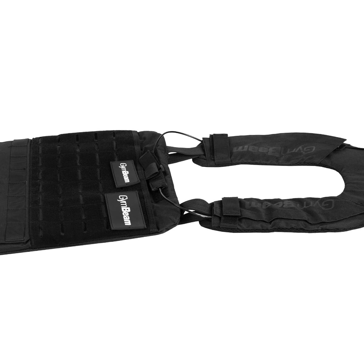 GymBeam Tactical Gilet Zavorrato 30kg Scomparti Piastre