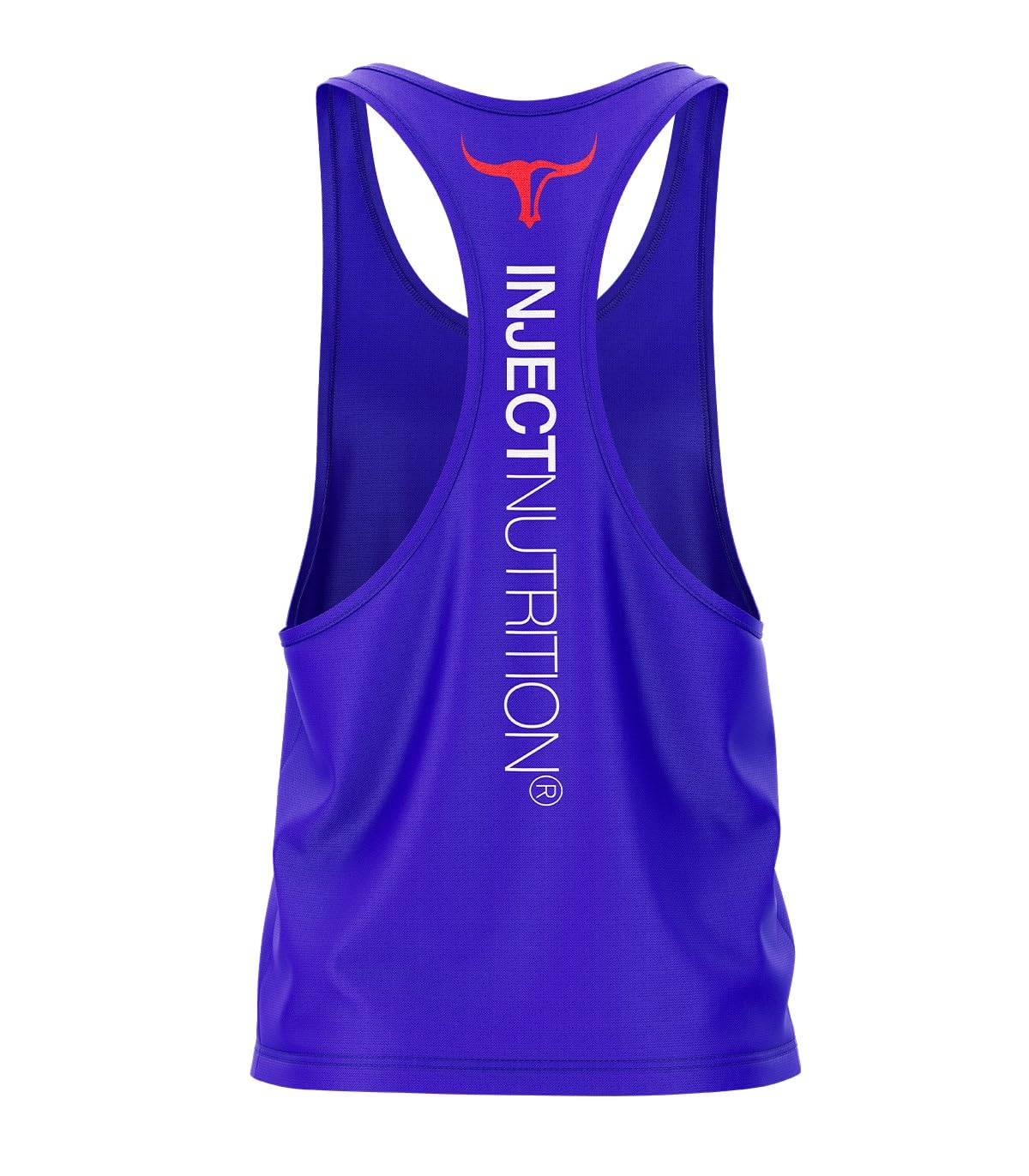Inject Canotte Tank Top Blu Torus Rosso Unisex Palestra