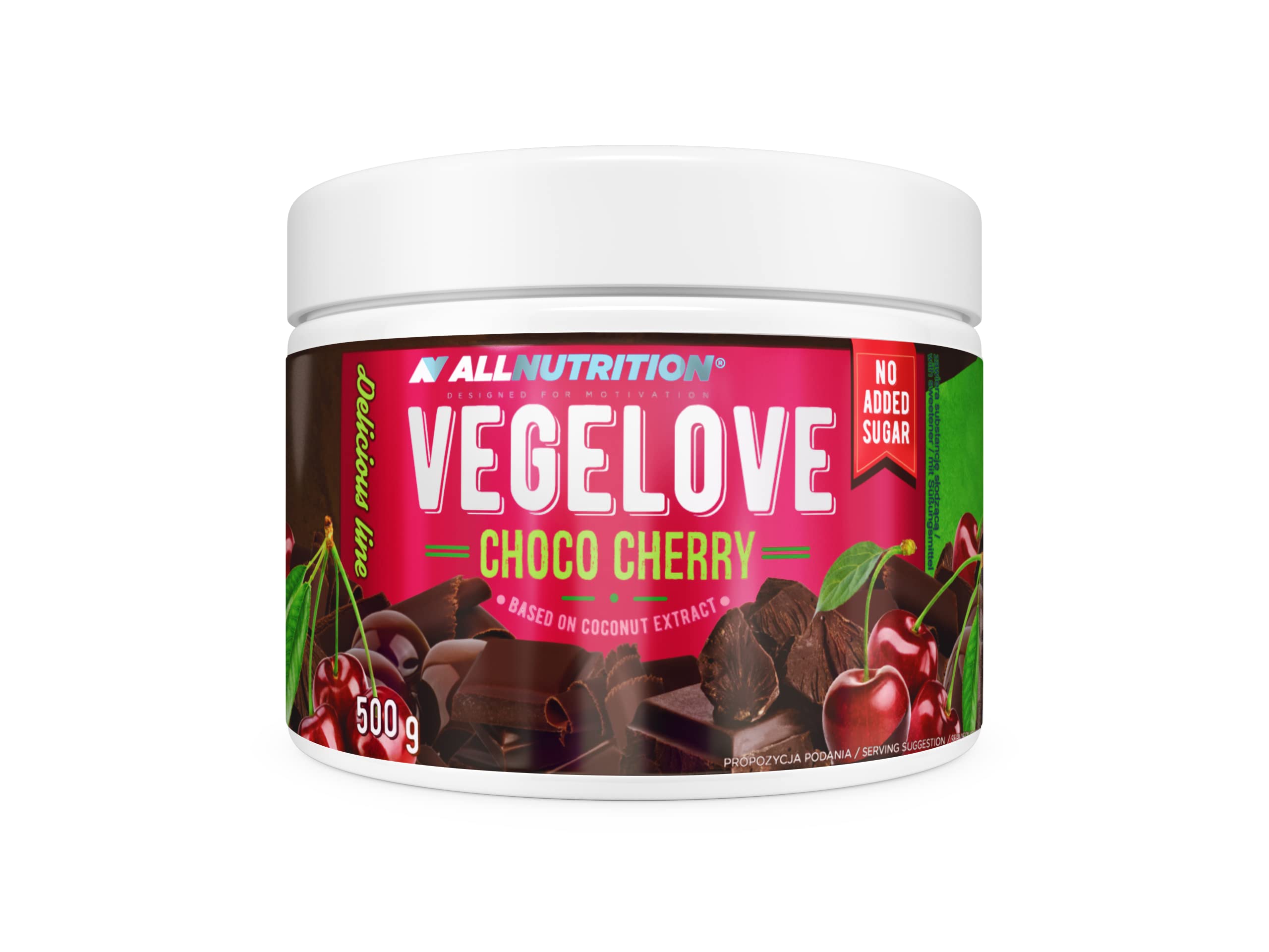 AllNutrition Vegelove Choco Cherry Crema Spalmabile 500g Vegana