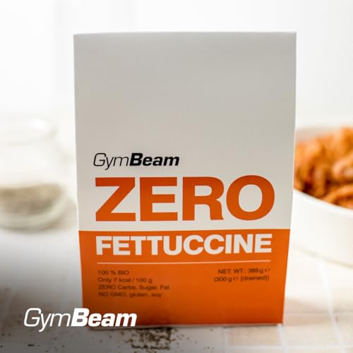 GymBeam Fettuccine Zero BIO 385 g pasta konjac senza glutine