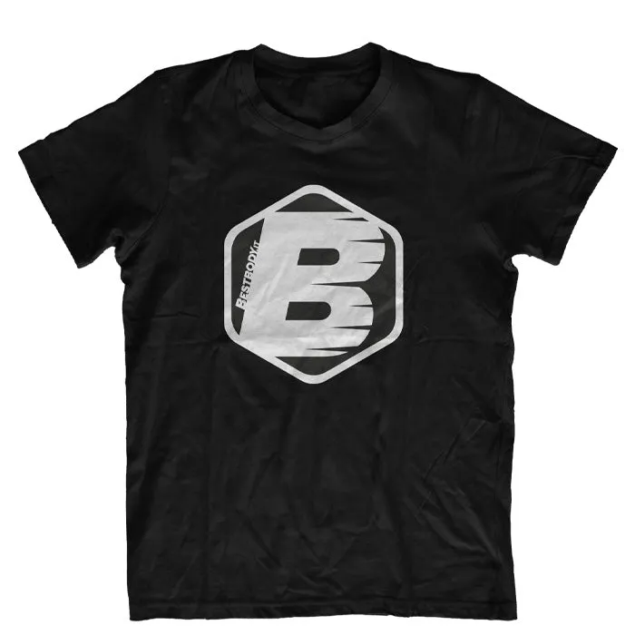 Best Body T-Shirt Nera Cotone Uomo M Medium-Fit