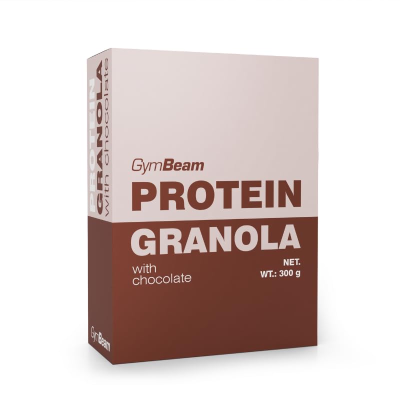 GymBeam Granola Proteica 300g Cioccolato Vegana Avena Fibre