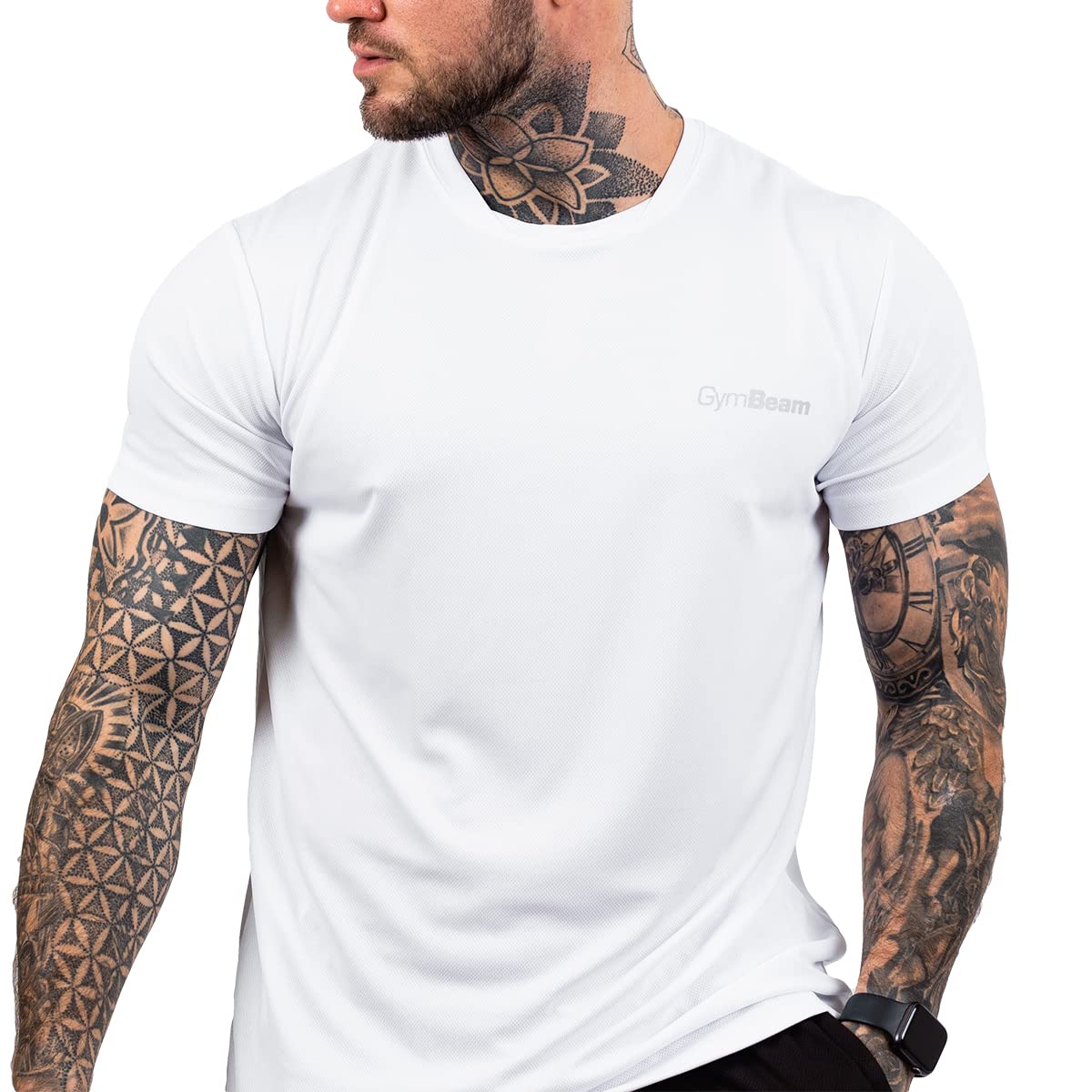 GymBeam TRN Maglietta Uomo t-shirt palestra poliestere