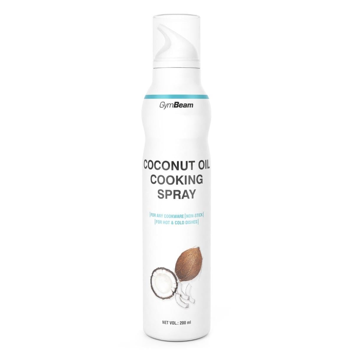 GymBeam Olio di Cocco Spray 200 ml Neutro Senza Glutine