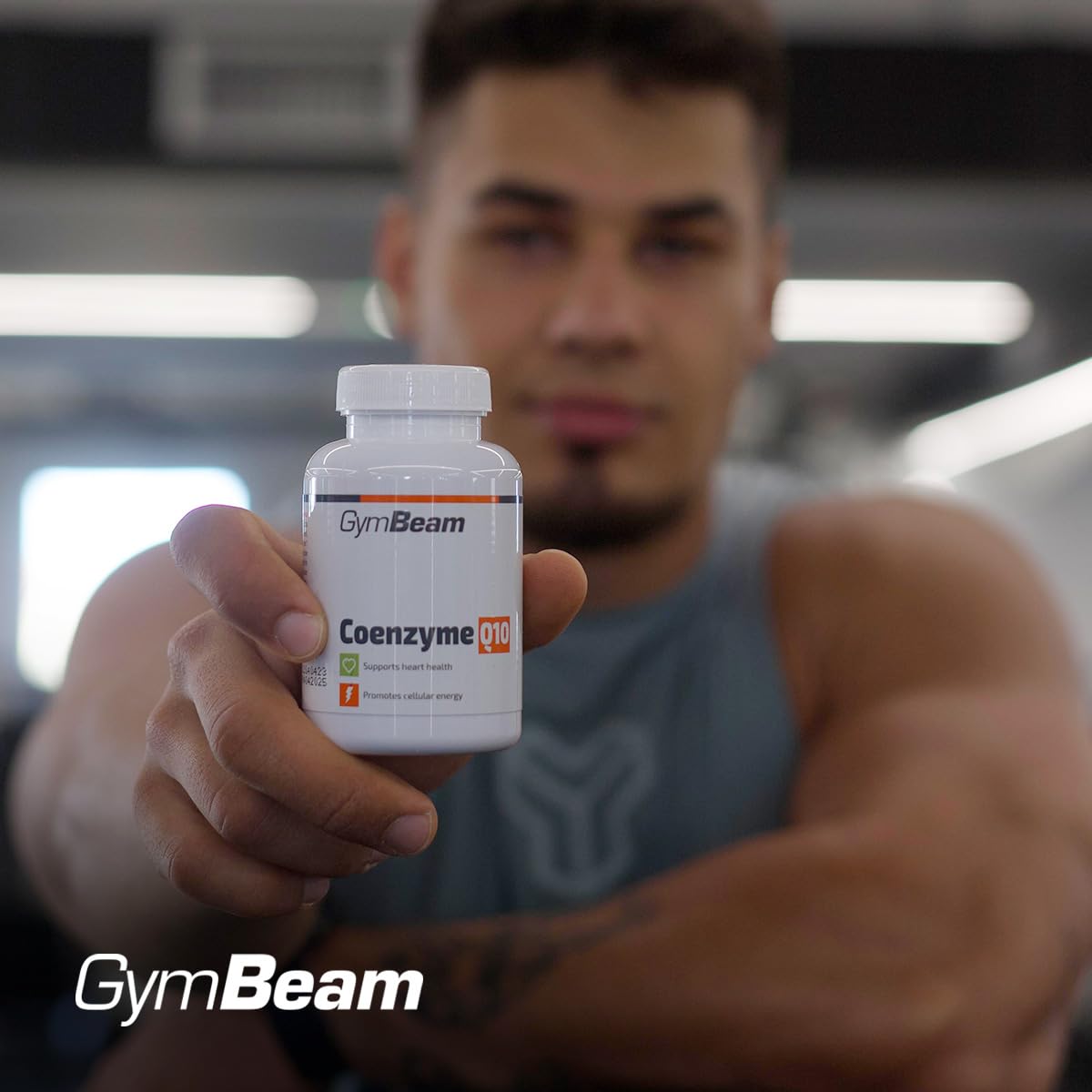 GymBeam Longevità Coenzima Q10 integratore 60 cps vitamina E