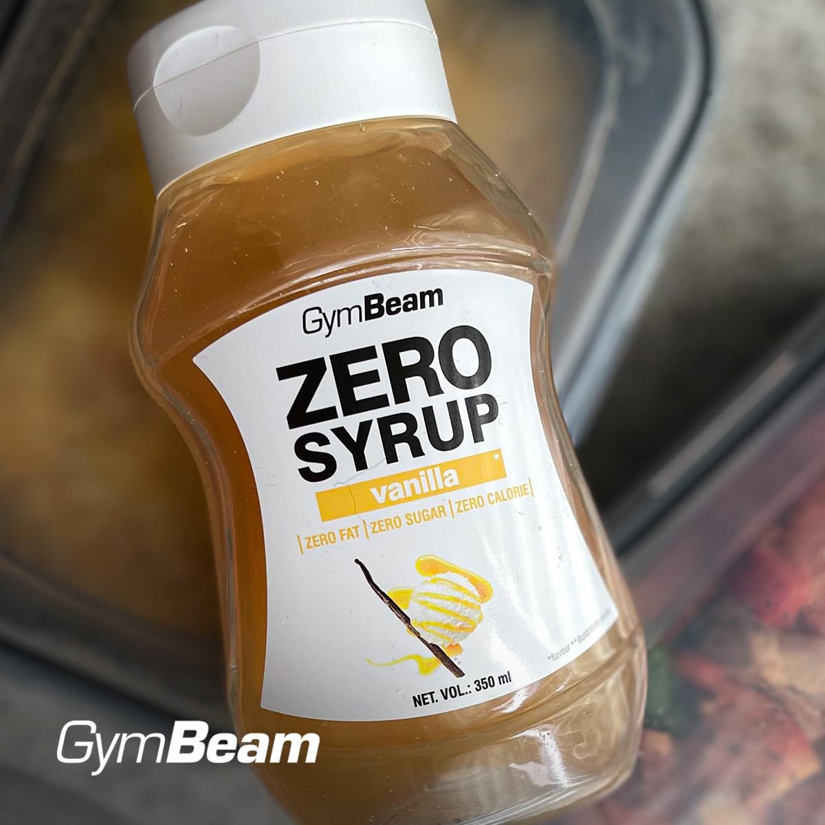 GymBeam Sciroppo ZERO vaniglia 350 ml senza zuccheri