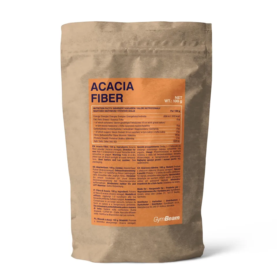 GymBeam Diete Fibra di Acacia in Polvere 100 g Neutra