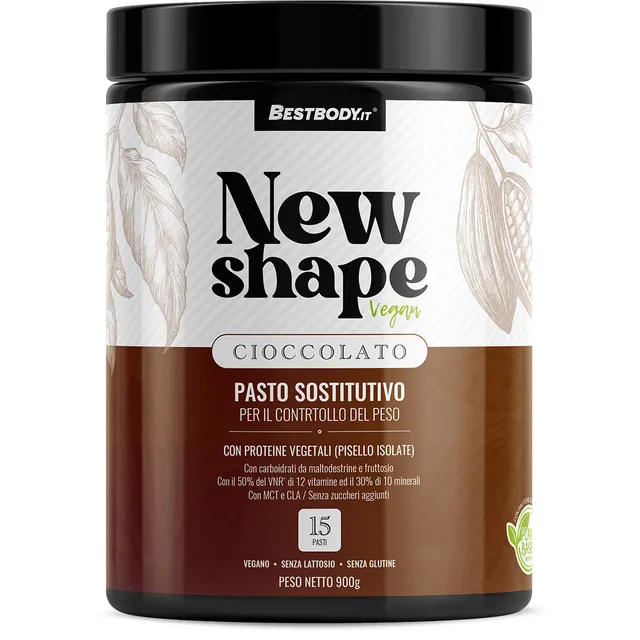 Best Body New Shape Veg 900g Pasto Sostitutivo Vaniglia Dieta