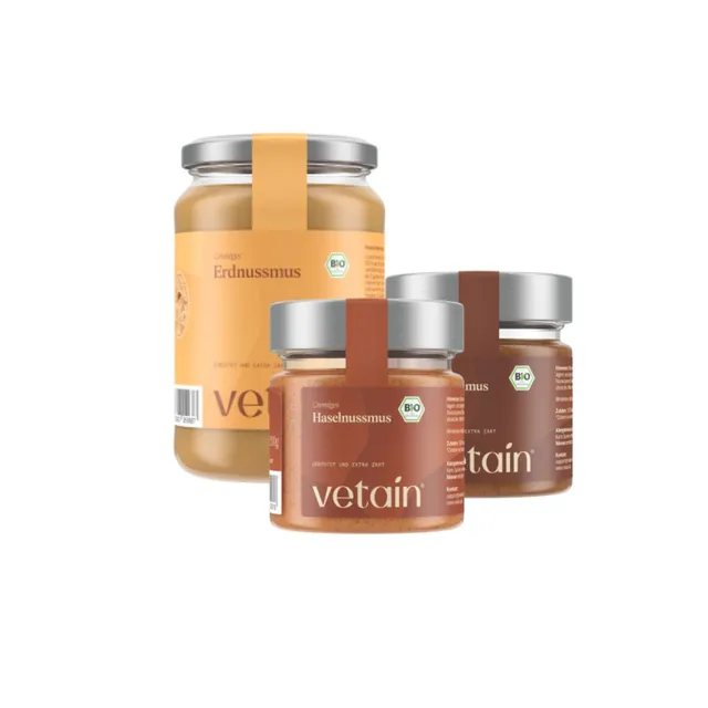 Vetain Nussmus crema mandorle bio snack vegano