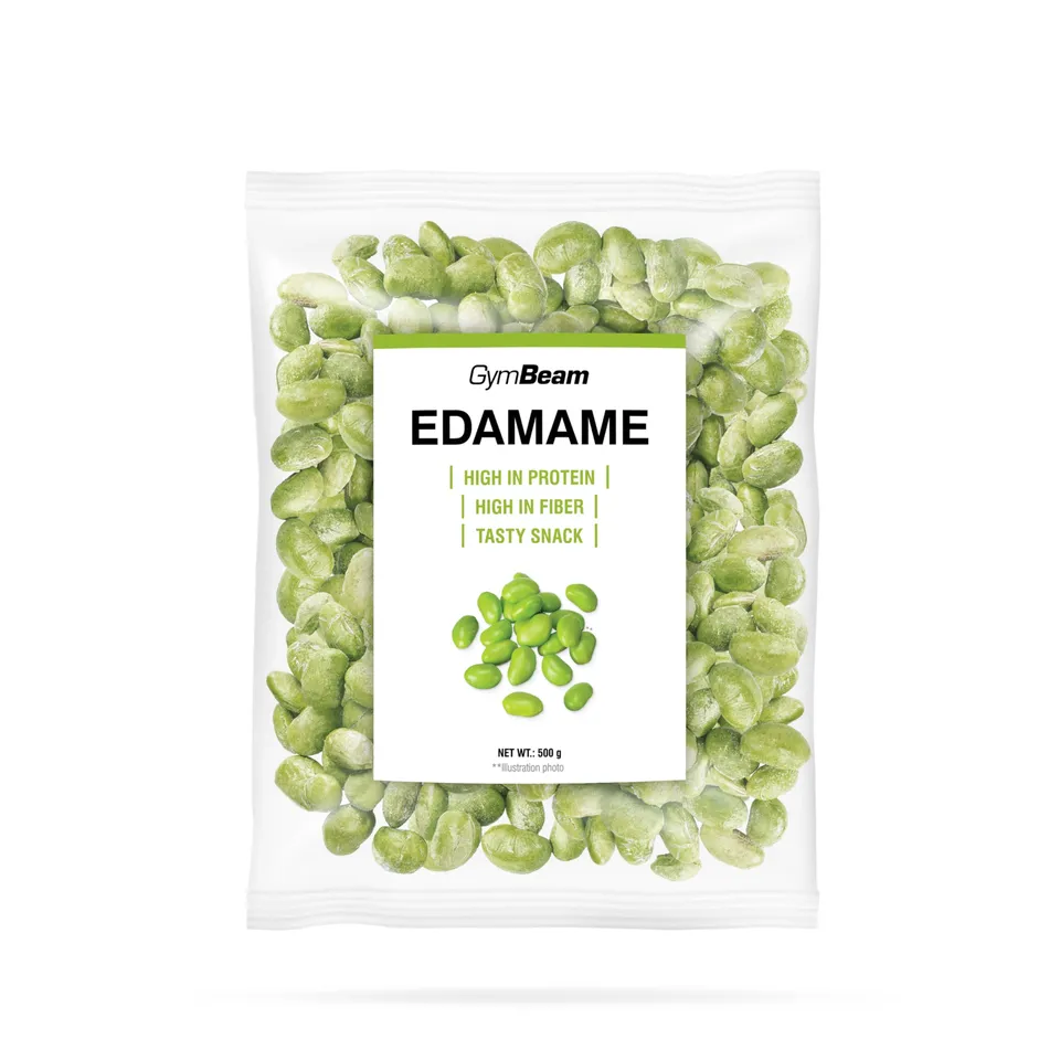 GymBeam Edamame Snack Proteico Salati Arrostiti Proteine Vegetali