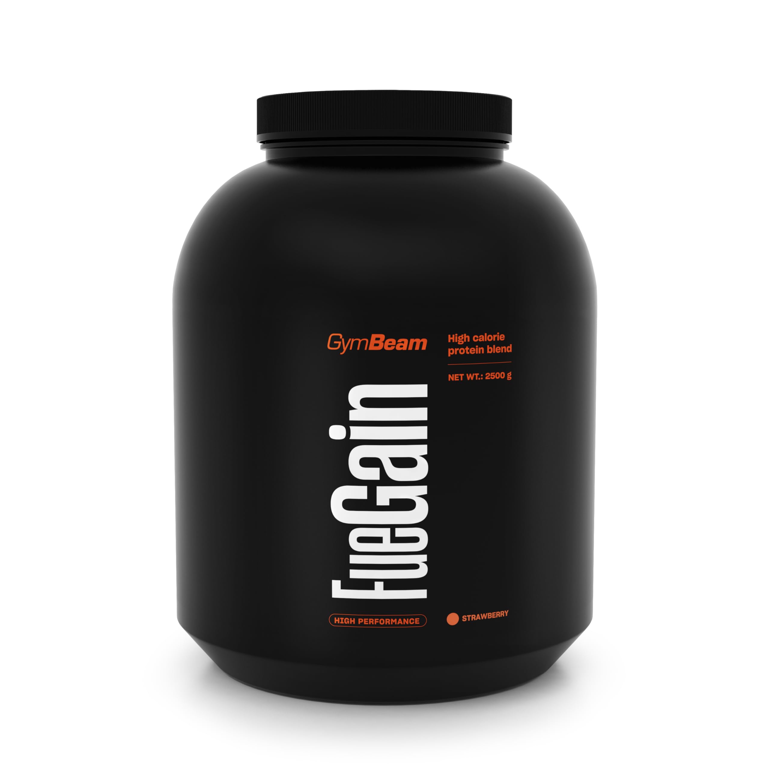 GymBeam FueGain Gainer Proteine Fragola 2500 g Massa