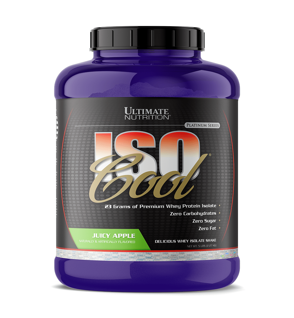 Ultimate Nutrition Isocool Whey Isolate Proteine Vaniglia 2 lbs Zero