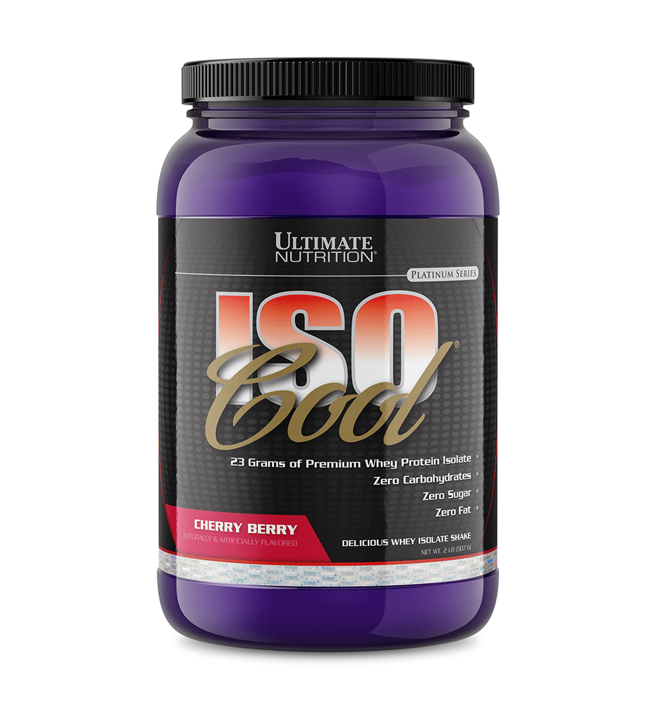 Ultimate Nutrition Isocool Whey Isolate Proteine Vaniglia 2 lbs Zero