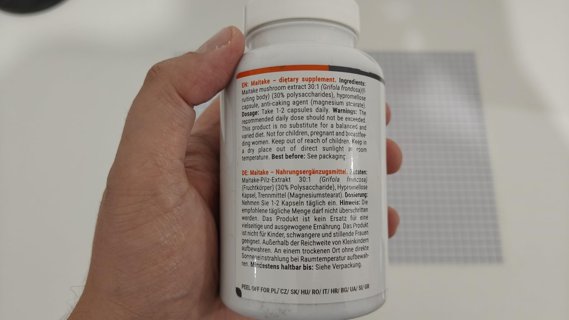 GymBeam Maitake Integratore 90 Capsule Vegano Polisaccaridi