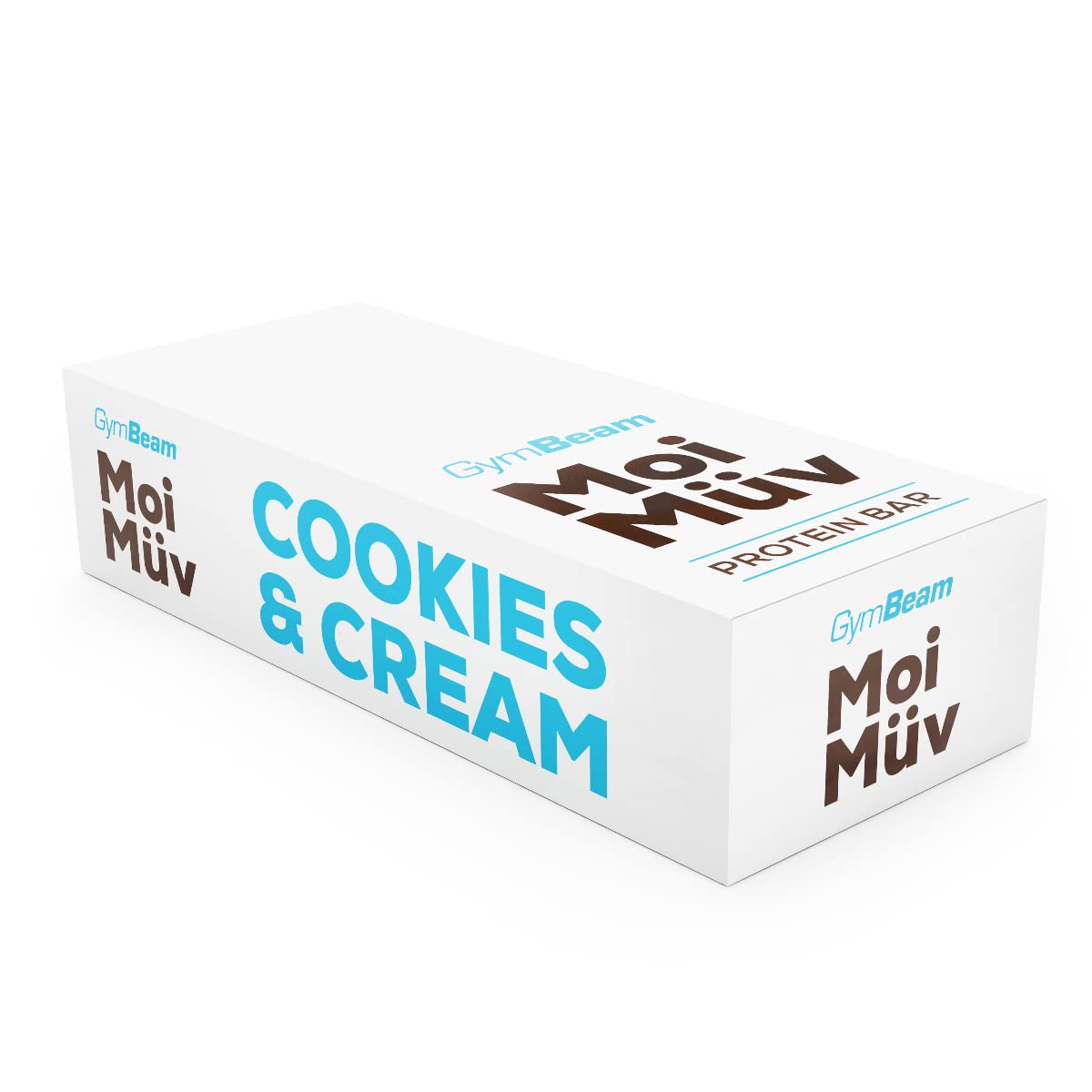 GymBeam MoiMüv Barretta Proteica Cookie & Cream 24x60g