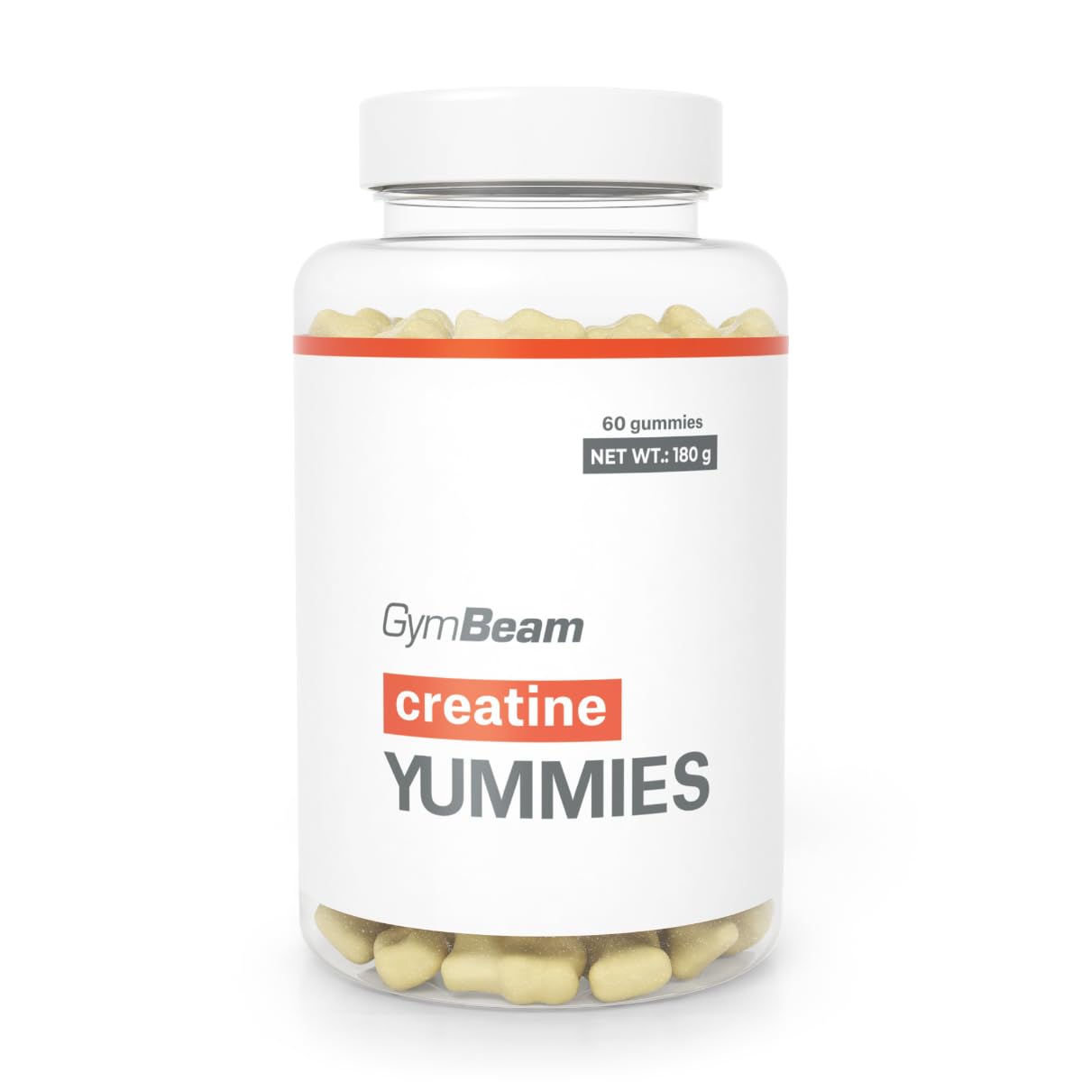 GymBeam Creatine Yummies Creatina Gummies 60 Caramelle Gusto Ananas